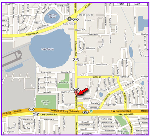 Orlando-Alpha-Medical-Clinic-Location-Map